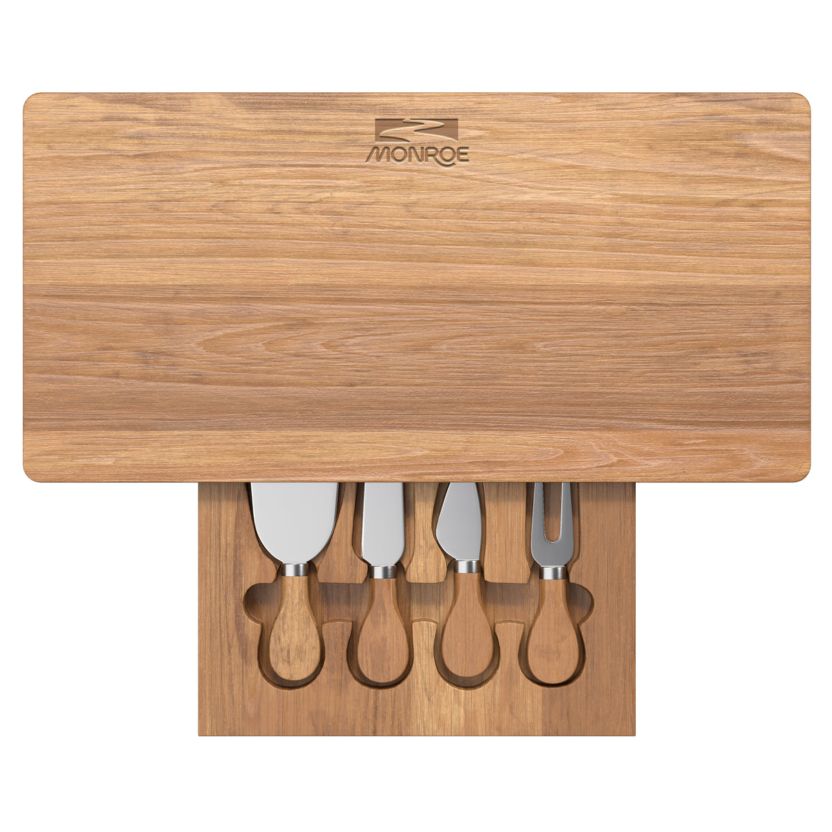CAD-2609 | Monroe | Ensemble planche de service et ustensiles à fromage
