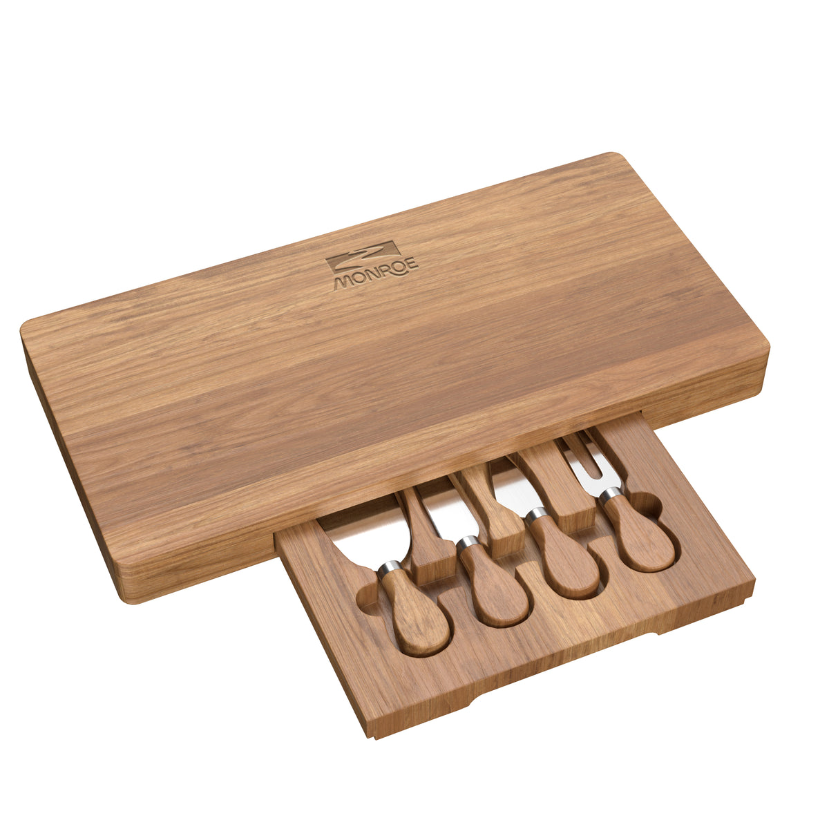CAD-2609 | Monroe | Ensemble planche de service et ustensiles à fromage