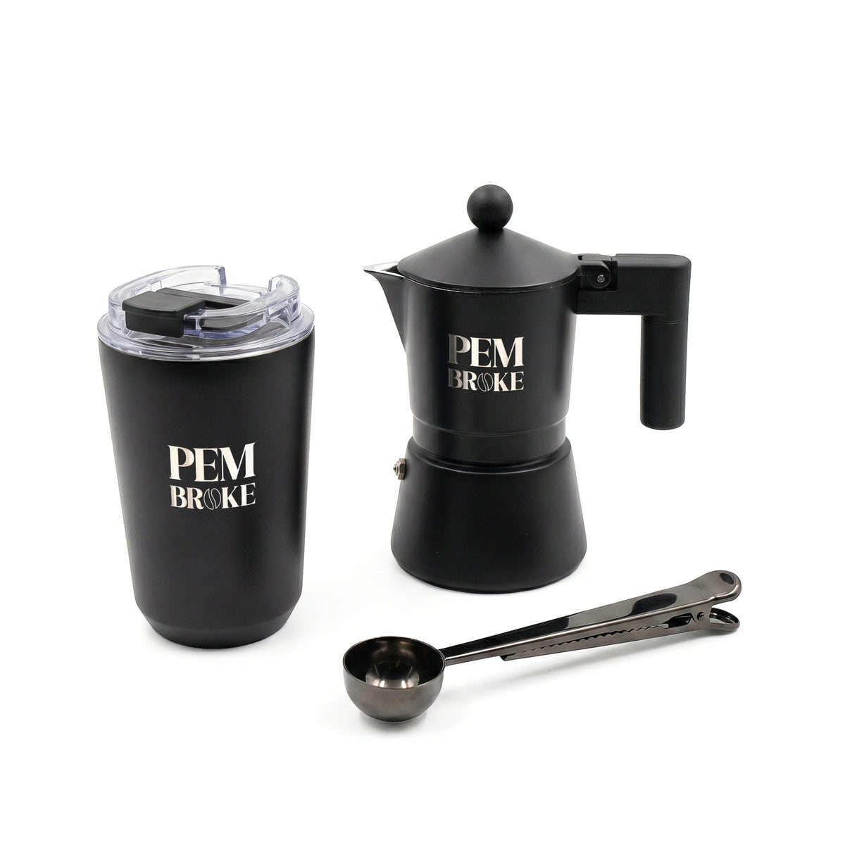 CAD-2603 | Pembroke | Ensemble gobelet et cafetière moka